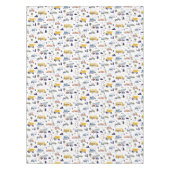 Nappe Construction Camion Anniversaire Décor (Devant)