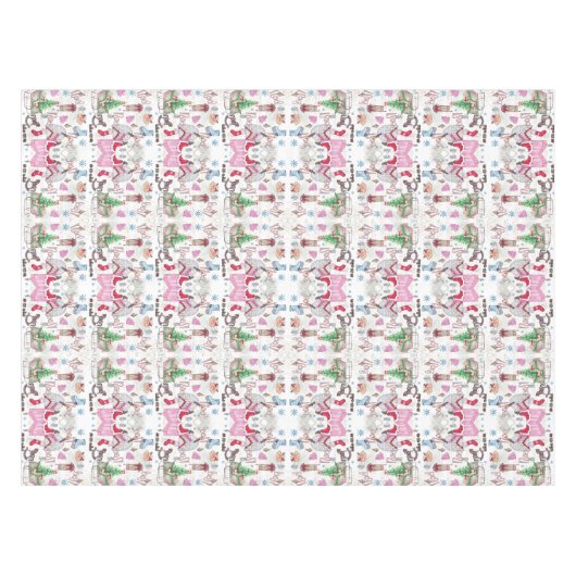 Nappe Conte de fées de Noël Main peint Motif (Devant (Horizontal))