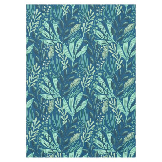 Nappe Contemporary Aquatics Blue Green Foliage (Devant)