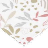Nappe Contemporary Leaves Grey, Brown, Rust (Angle)