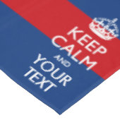 Nappe CONTINUEZ LE CALME ET votre texte sur les bandes b (Angle)