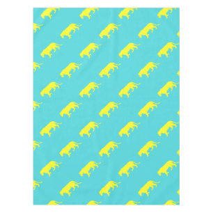 Nappe Contour du lion jaune
