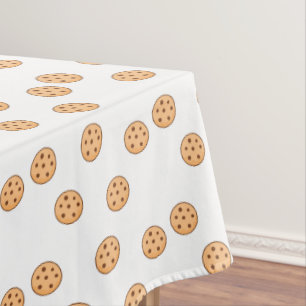 Nappe cookies sur blanc