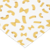 Nappe Cool plaisir pâtes macaroni motif sur blanc (Angle)