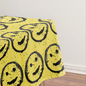 Nappe Cool Sardé Joyeux visage souriant motif jaune (In Situ)