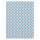 Nappe Cool Snowman Noël motif bleu hiver (Devant)