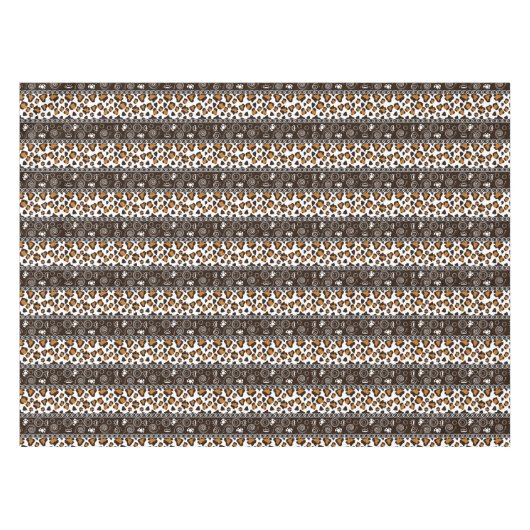 Nappe Copie africaine avec le motif de peau de guépard (Devant (Horizontal))