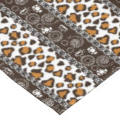 Nappe Copie africaine avec le motif de peau de guépard (Angle)