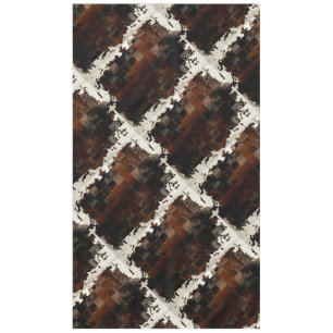 Nappe Copie bronzage de patchwork de peau de vache