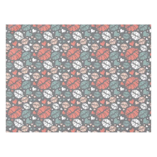 Nappe Copie de baiser et motif de coeur (Devant (Horizontal))