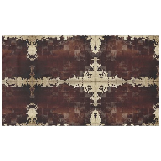Nappe Copie de patchwork de peau de vache (Devant (Horizontal))
