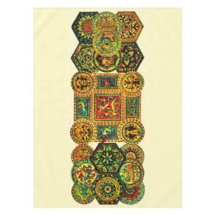 Nappe Copie italienne de motifs de la Renaissance