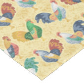 Nappe Coq de campagne rétro (Angle)