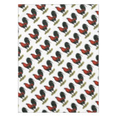 Nappe Coq Rouge Noir BB Jeu Américain (Devant)