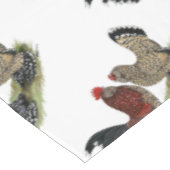 Nappe Coqs nains de D'Uccle : Mille Fleur (Angle)