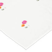 Nappe coquelicot rose et orange avec tige (Angle)