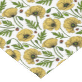 Nappe Coquelicots jaunes et coccinelles (Angle)