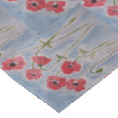 Nappe Coquelicots rouges sauvages (Angle)