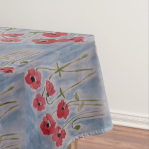 Nappe Coquelicots rouges sauvages