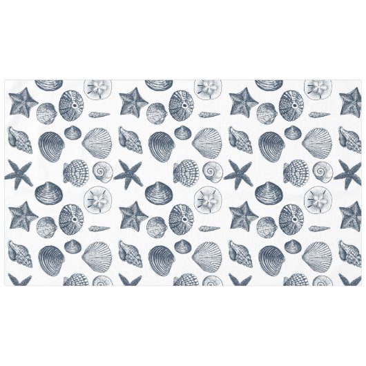 Nappe Coques bleues nautiques (Devant (Horizontal))