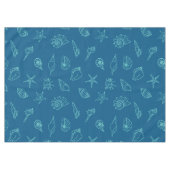 Nappe coquillages et étoiles de mer (Devant (Horizontal))