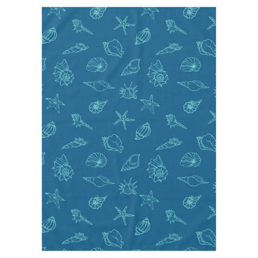 Nappe coquillages et étoiles de mer (Devant)