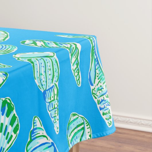 Nappe Coquillages Prépa sur Fond Bleu Bord de Mer (In Situ)