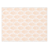 Nappe Corail pâle Rose et blanc Élégant Damas motif (Devant (Horizontal))