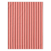 Nappe Corail rouge rose rayures (Devant)