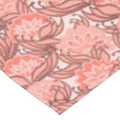 Nappe Corail vibrant motif floral (Angle)