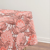 Nappe Corail vibrant motif floral (In Situ)