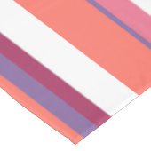 Nappe Corail vivant, rouge et violet (Angle)