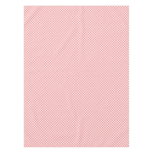 Nappe Coral rose En vichy Motif (Devant)