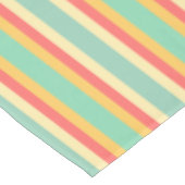 Nappe Coral Turquoise Yellow Stripes (Angle)