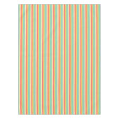 Nappe Coral Turquoise Yellow Stripes (Devant)