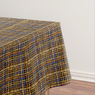Nappe Cordes tissées d'aspect naturel bleu