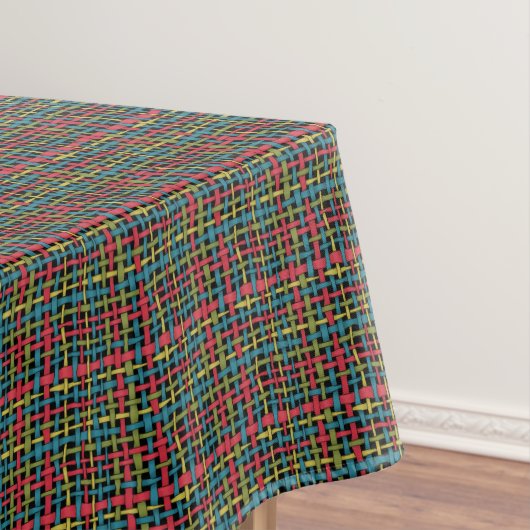 Nappe Cordes tissées graphiques colorées (In Situ)