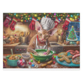Nappe Cornish Rex Gîtes : Noël festif (Devant (Horizontal))
