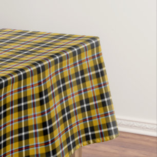Nappe Cornouailles National Tartan Jaune et Noir Plaid