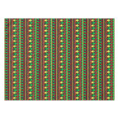 Nappe Correspondance Kwanzaa Jaune Rouge Noir Vert (Devant (Horizontal))