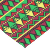 Nappe Correspondance Kwanzaa Jaune Rouge Noir Vert (Angle)