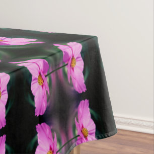 Nappe Cosmos rose unique Fleur Motif Abstrait