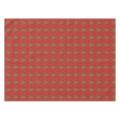 Nappe Cosy sapin de Noël affreux pull à damiers motif (Devant (Horizontal))