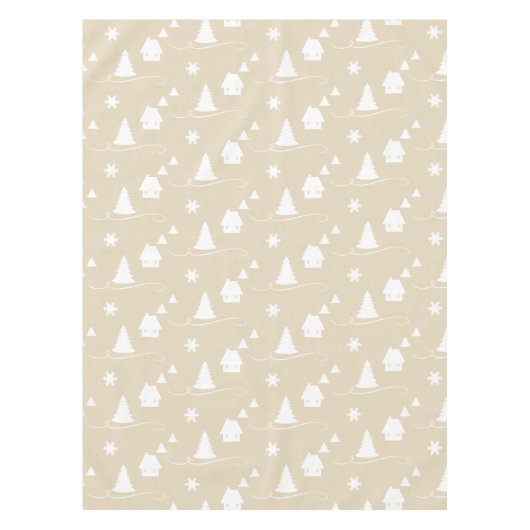 Nappe Cosy Winter Wonderland Motif Holiday Table (Devant)