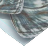 Nappe Côté aqua bleu plage bois étoile coquillage (Angle)