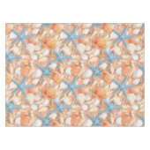 Nappe Côtière rustique - Coquillages, Poissons étoilés,  (Devant (Horizontal))