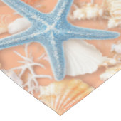 Nappe Côtière rustique - Coquillages, Poissons étoilés,  (Angle)
