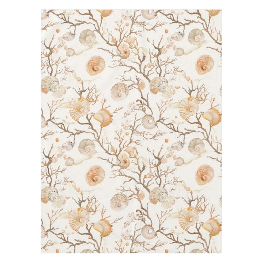 Nappe Côtière rustique - Coquillages, Starfish, Reef (14 (Devant)