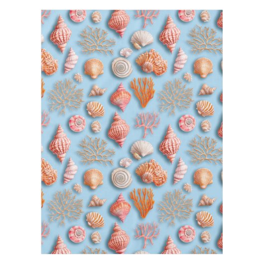 Nappe Côtière rustique - Coquillages, Starfish, Reef (15 (Devant)