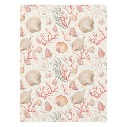 Nappe Côtière rustique - Coquillages, Starfish, Reef (16 (Devant)
